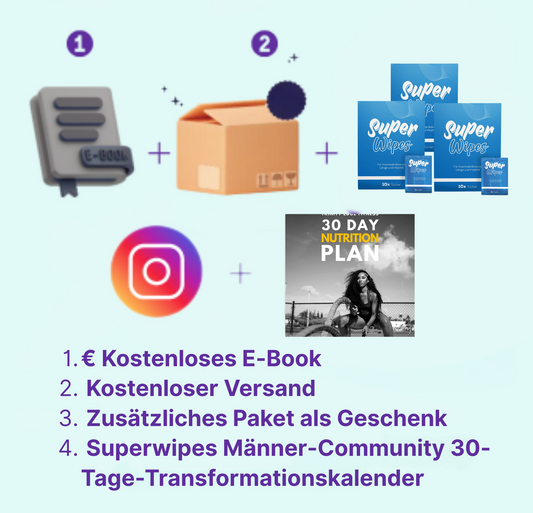 2× Gratis + Supertuch Community +  30-Tage-Transformations-Ebook
