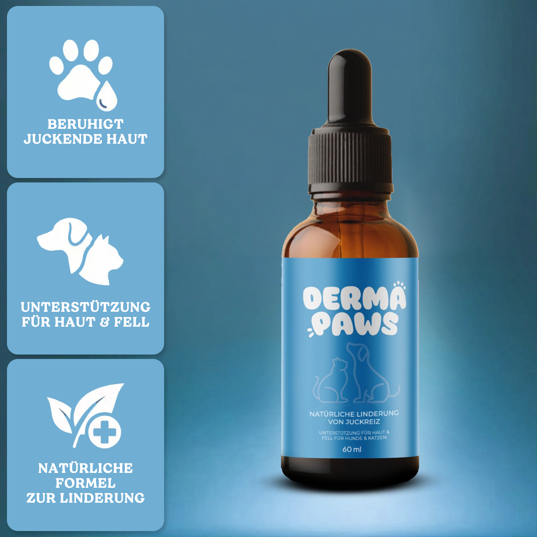DermaPaws - Von Tierärzten empfohlene Juckreiz-Tropfen