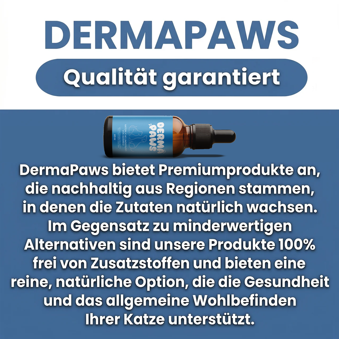 DermaPaws – Von Tierärzten empfohlene Tropfen für Katzen mit Silverine