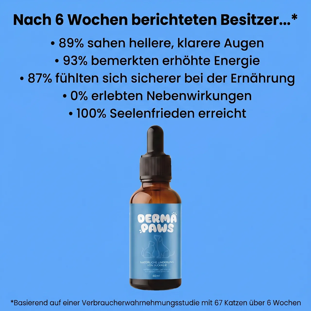 DermaPaws – Von Tierärzten empfohlene Tropfen für Katzen mit Taurin