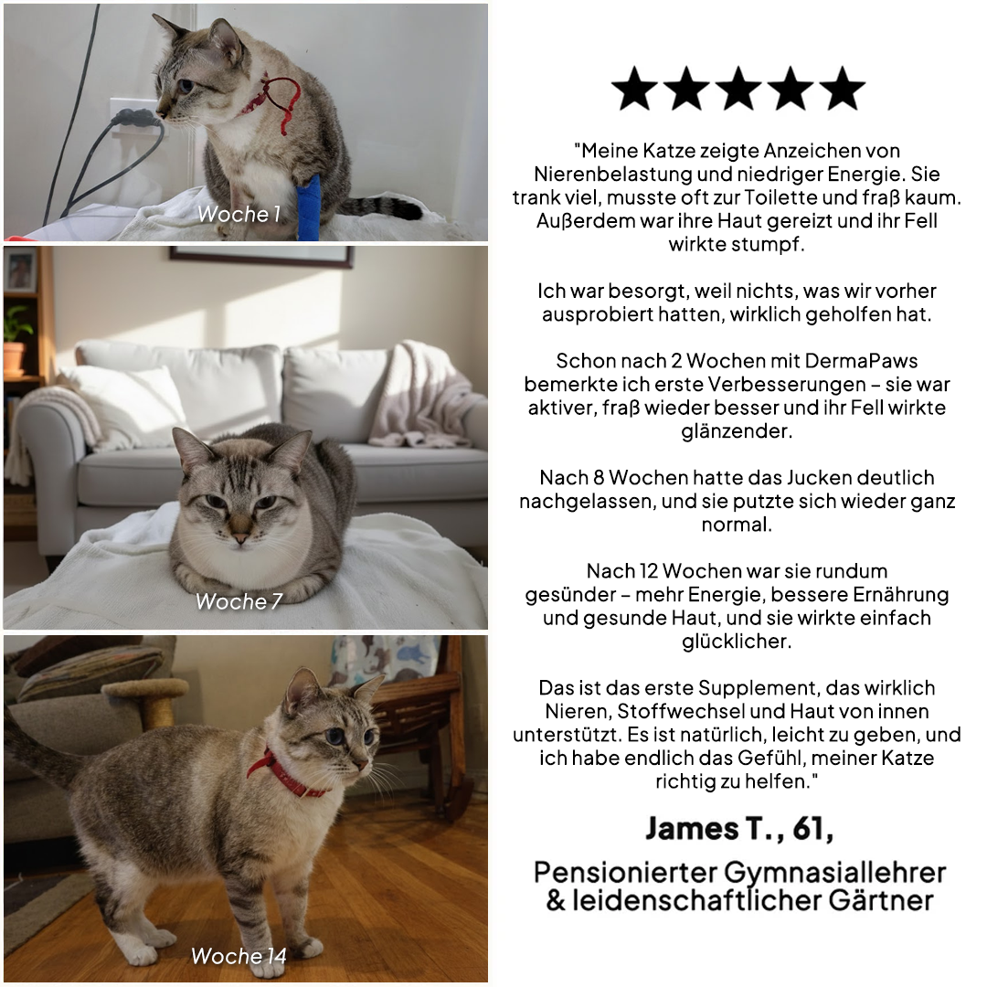 DermaPaws – Von Tierärzten empfohlene Tropfen für Katzen