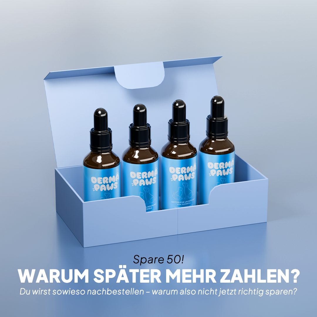 DermaPaws - Von Tierärzten empfohlene Juckreiz-Tropfen