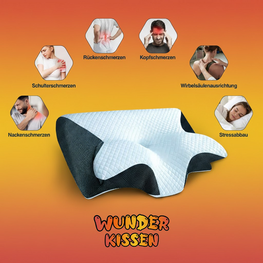 WunderKissen -  Schlafen Sie tief ein & Wachen Sie frei auf.